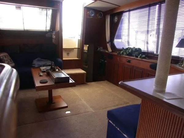 Slide: The Image of Tollycraft 44 Cockpit MY 1989 - 2