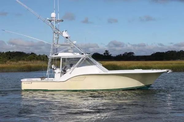 Slide: The Image of Custom Carolina Out Island Exp 38 Express Fish 2006 - 0