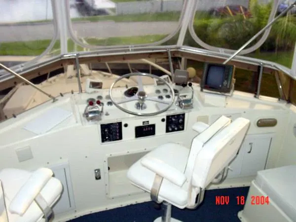 Slide: The Image of Hatteras Aft Deck 1983 - 11