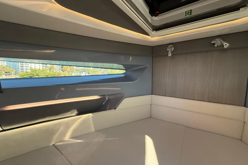 Slide: The Image of Interior cabin of 2026 Navan C30 yacht with modern design and window view. - 34