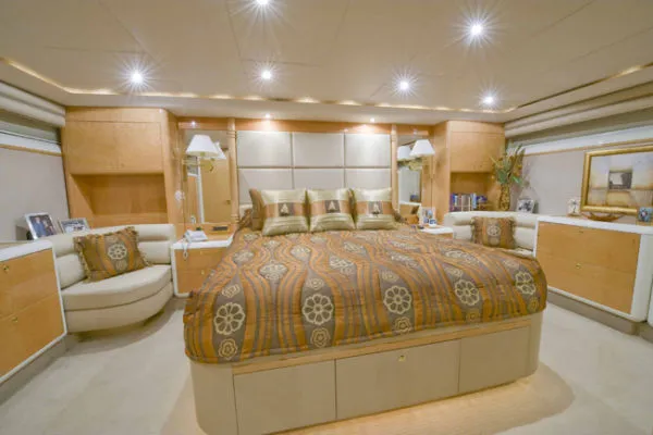 Slide: The Image of Lazzara Yachts *Flybridge MY with Euro Transom* 1999 - 8