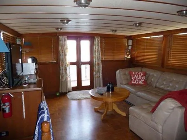 Slide: The Image of Marine Trader Flybridge Trawler Widebody 1985 - 2
