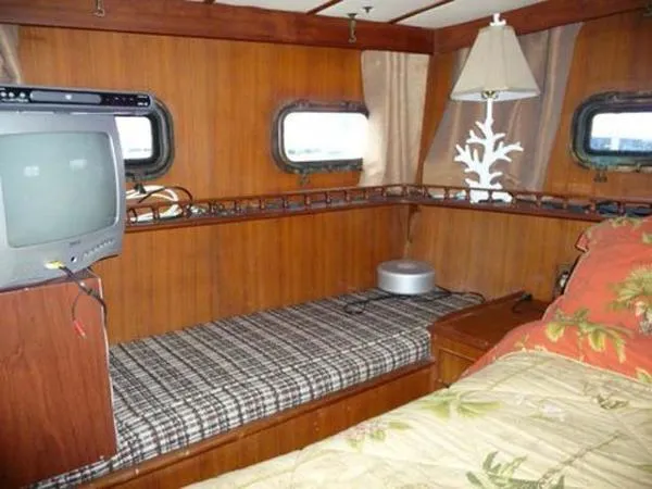 Slide: The Image of Marine Trader Flybridge Trawler Widebody 1985 - 4