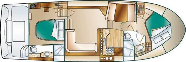 Slide: The Image of Silverton 442 Cockpit motoryacht 2000 - 1