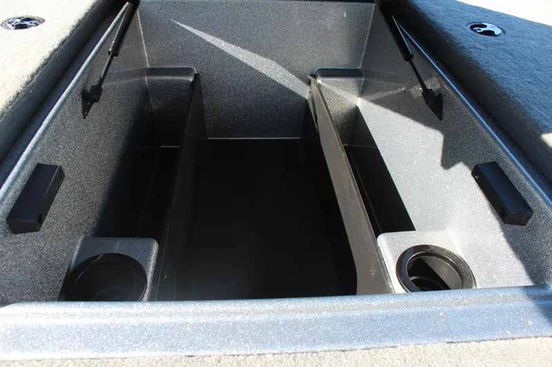 Slide: The Image of Spacious storage compartment in 2026 Nitro Z18 Pro boat, featuring durable construction. - 11