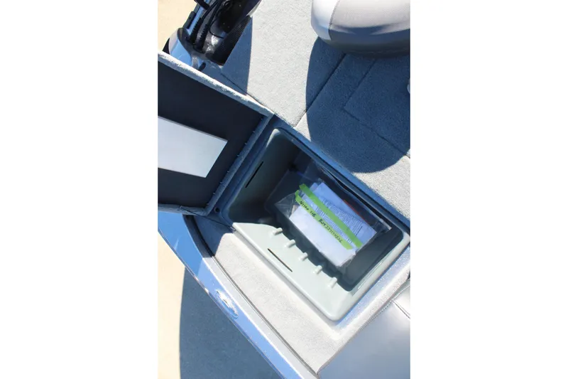 Slide: The Image of Storage compartment in 2026 Nitro Z18 Pro boat, featuring organized interior space. - 16