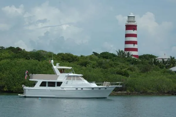 Slide: The Image of Angel Med Yacht Raised Pilothouse 1986 - 0