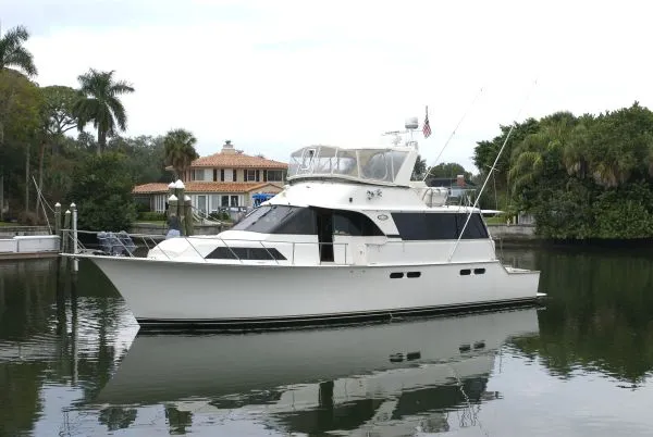Slide: The Image of Ocean Yachts 4 Stateroom Cockpit Motoryacht 1991 - 0