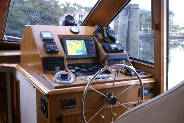 Slide: The Image of Ocean Yachts 4 Stateroom Cockpit Motoryacht 1991 - 1