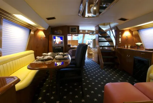 Slide: The Image of Ocean Yachts 4 Stateroom Cockpit Motoryacht 1991 - 10