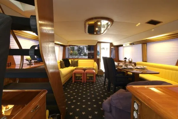 Slide: The Image of Ocean Yachts 4 Stateroom Cockpit Motoryacht 1991 - 11
