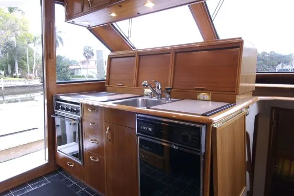 Slide: The Image of Ocean Yachts 4 Stateroom Cockpit Motoryacht 1991 - 2