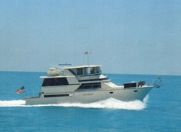 Slide: The Image of Californian Cockpit Motor Yacht 1989 - 0