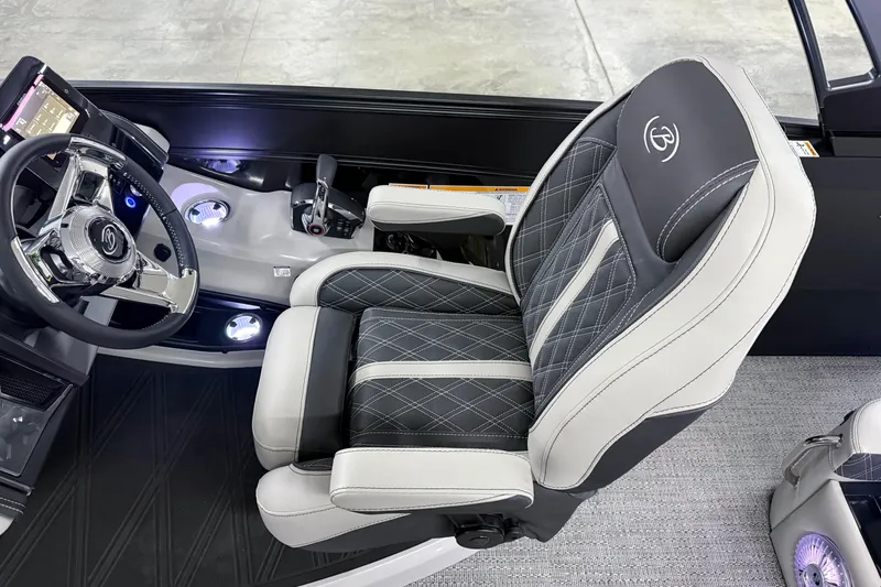 Slide: The Image of Luxurious interior of 2026 Barletta Lusso 25UA with premium seating and modern controls. - 34