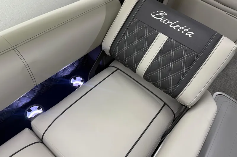 Slide: The Image of Luxurious seating in 2026 Barletta Lusso 25UA with elegant stitching and ambient lighting. - 41