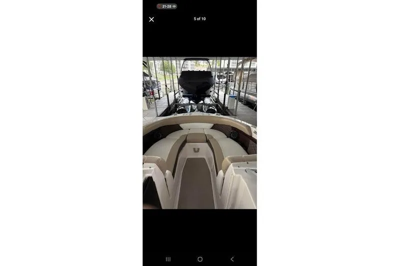 Slide: The Image of Engine compartment of a 2013 Regal 2700 ES Bowrider with Volvo Penta engine. - 3