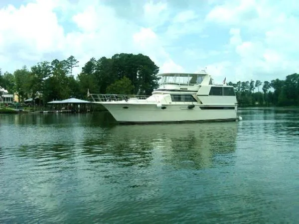 Slide: The Image of Californian Motoryacht Flybridge 1989 - 0