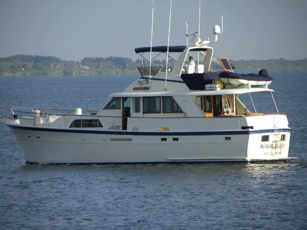 Slide: The Image of Hatteras Flybridge Motor Yacht 1986 - 1