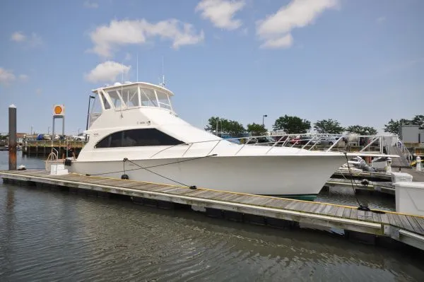 Slide: The Image of Ocean Yachts 48 Super Sport w/CAT repower 1996 - 1
