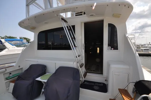 Slide: The Image of Ocean Yachts 48 Super Sport w/CAT repower 1996 - 2