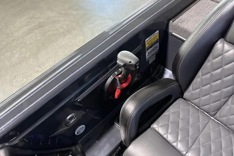 Slide: The Image of Interior of 2026 Phoenix 919 ZXL with quilted leather seats and control panel. - 25