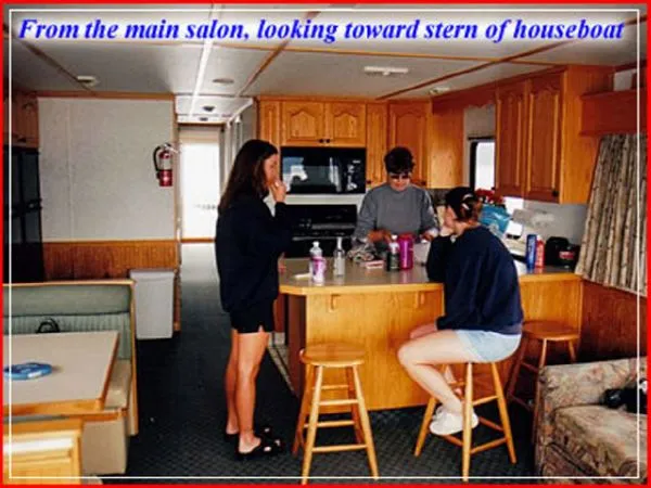 Slide: The Image of Custom Twin Anchors Houseboat 1999 - 2