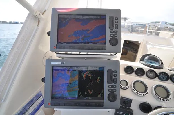 Slide: The Image of Intrepid 376 Walkaround Offshore Fisherman 1994 - 11