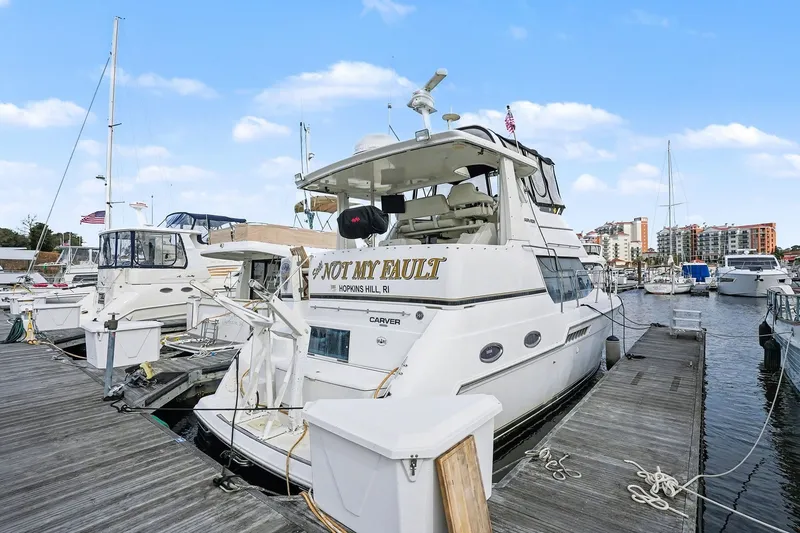 Slide: The Image of Carver Yachts 356 Aft Cabin Motor Yacht 2001 - 21