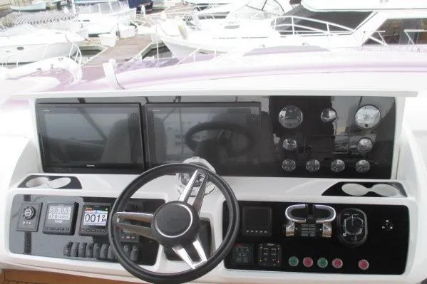 Slide: The Image of flybridge helm and navigation - 24