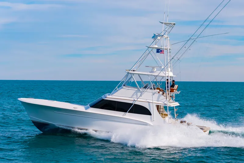 Slide: The Image of Custom Carolina 54 Jarrett Bay 1994 - 7