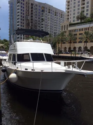 Slide: The Image of Mainship 430 Trawler Aft Cabin 1999 - 5
