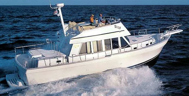 Slide: The Image of Mainship 430 Trawler Aft Cabin 1999 - 7