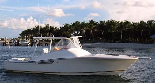 Slide: The Image of Shearwater Boatworks 33 Express 1993 - 0