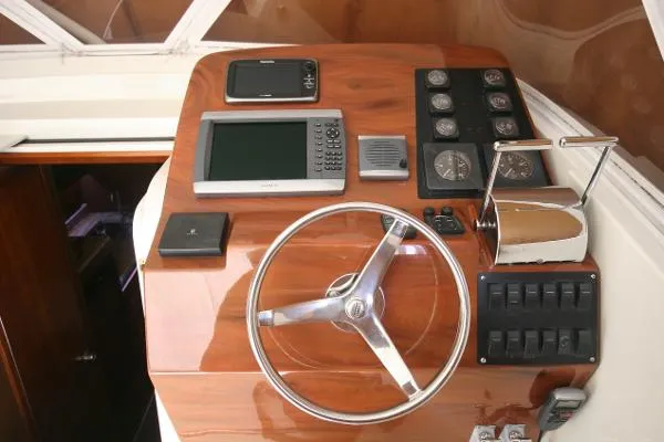 Slide: The Image of Shearwater Boatworks 33 Express 1993 - 7