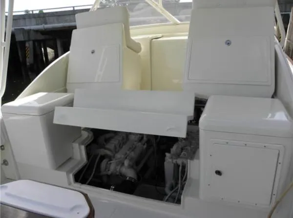 Slide: The Image of Shearwater Boatworks 33 Express 1993 - 8