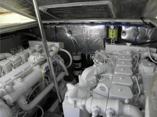 Slide: The Image of Shearwater Boatworks 33 Express 1993 - 9