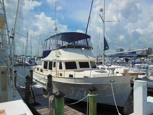Slide: The Image of Marine Trader 44 Aft Cabin Trawler 1982 - 0