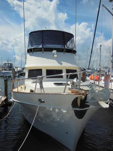 Slide: The Image of Marine Trader 44 Aft Cabin Trawler 1982 - 1