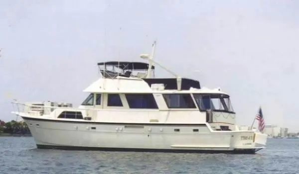 Slide: The Image of Hatteras Cockpit Motor Yacht 1981 - 0