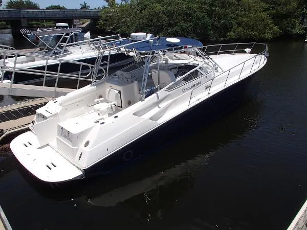 Slide: The Image of Fountain 38 Sportfish Cruiser IO 2010 - 0