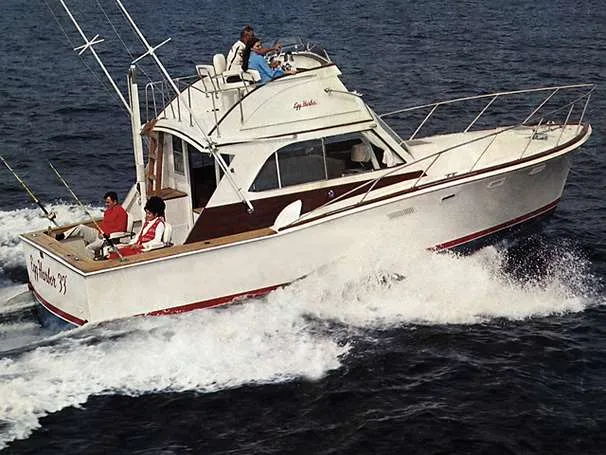 Slide: The Image of Egg Harbor 33 Sport Fisherman 1973 - 0