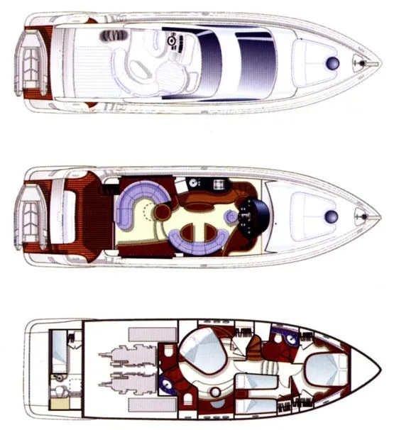 Slide: The Image of Azimut 55 flybridge 2002 - 2