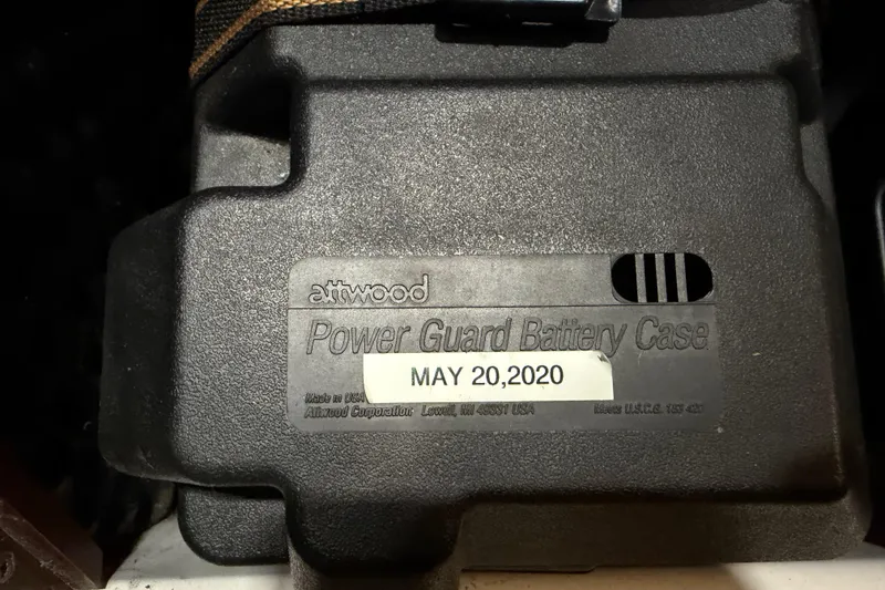 Slide: The Image of Atwood Power Guard Battery Case on 2006 Beneteau First 36.7, dated May 20, 2020. - 89