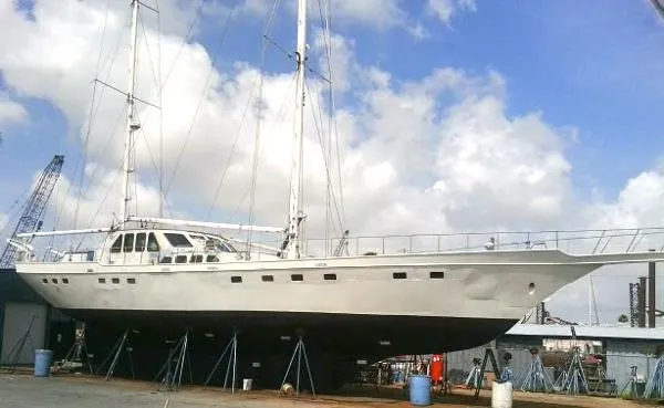 Slide: The Image of Jachtwerf Helleman Dutch Built Motorsailor Ketch 1981 - 2