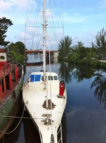 Slide: The Image of Jachtwerf Helleman Dutch Built Motorsailor Ketch 1981 - 4