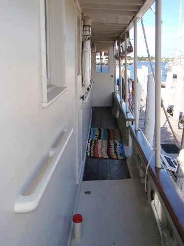 Slide: The Image of Camden Boat Works Dory Yacht Trawler 1956 - 3