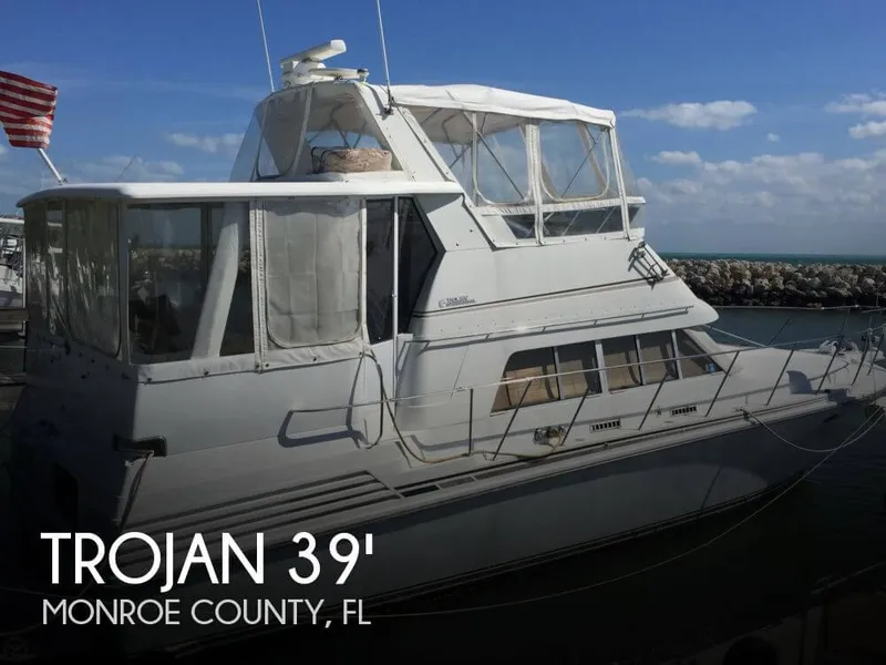 Slide: The Image of Trojan 12 Meter Motor Yacht 1991 - 0