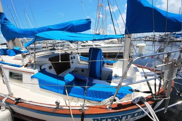 Slide: The Image of Pacific Seacraft Crealock Yawl Rig 1978 - 2