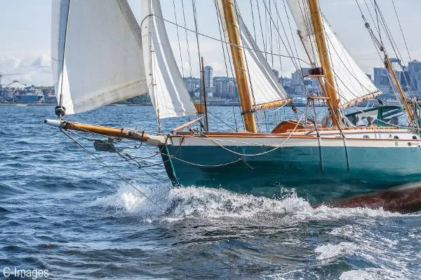 Slide: The Image of Hodgdon Bros. Stadel Gaff Topsail Schooner 1978 - 5