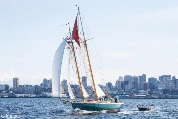 Slide: The Image of Hodgdon Bros. Stadel Gaff Topsail Schooner 1978 - 6